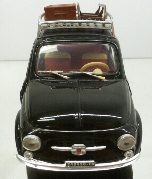 Solido Prestige Fiat 500 mit Gepäckträger 1960 Metallmodell in Originalbox (9553)